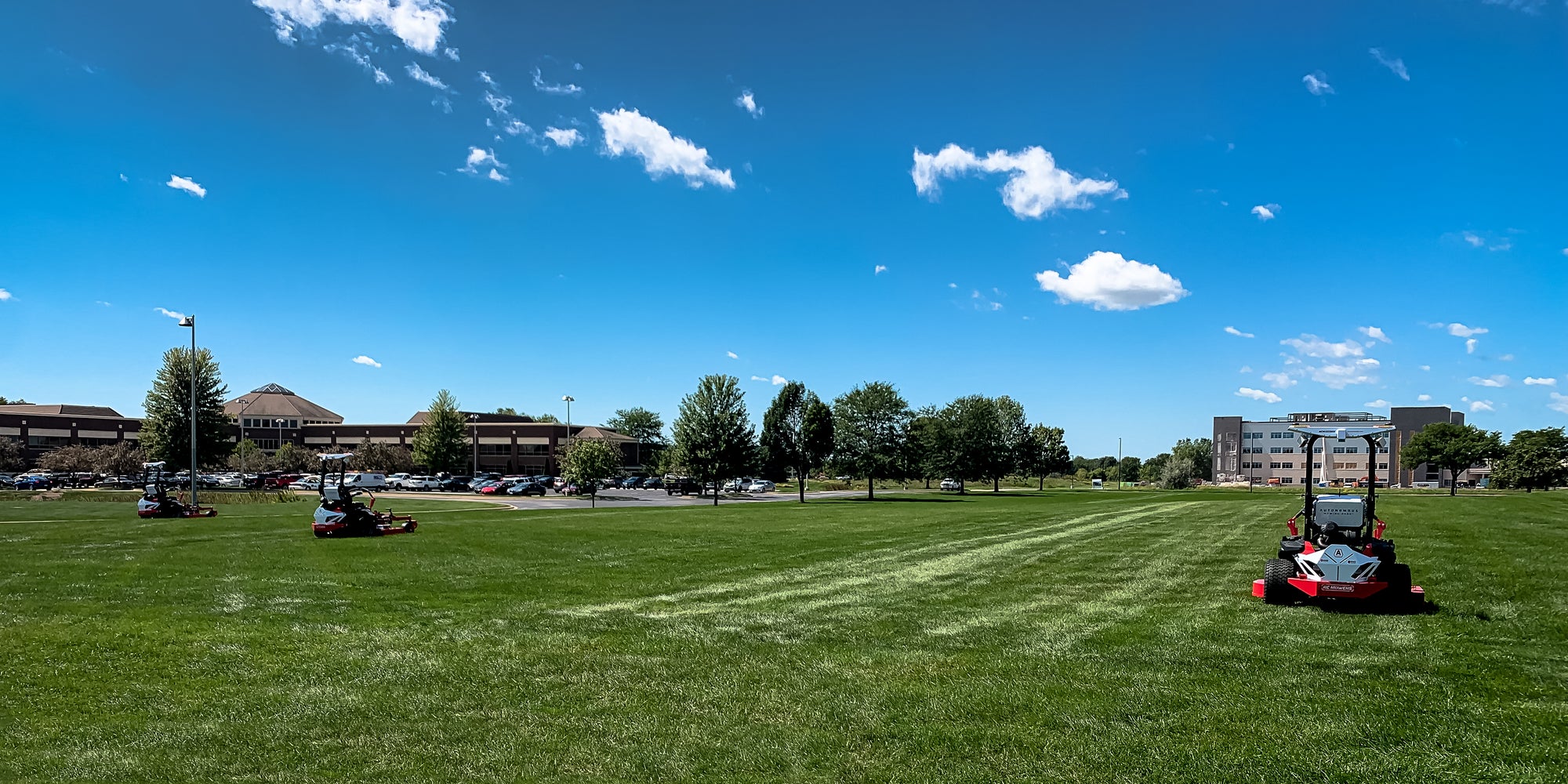 Autonomous Mowing Robot Self-Driving Mower Autonomous Commercial Mower Autonomous Mower