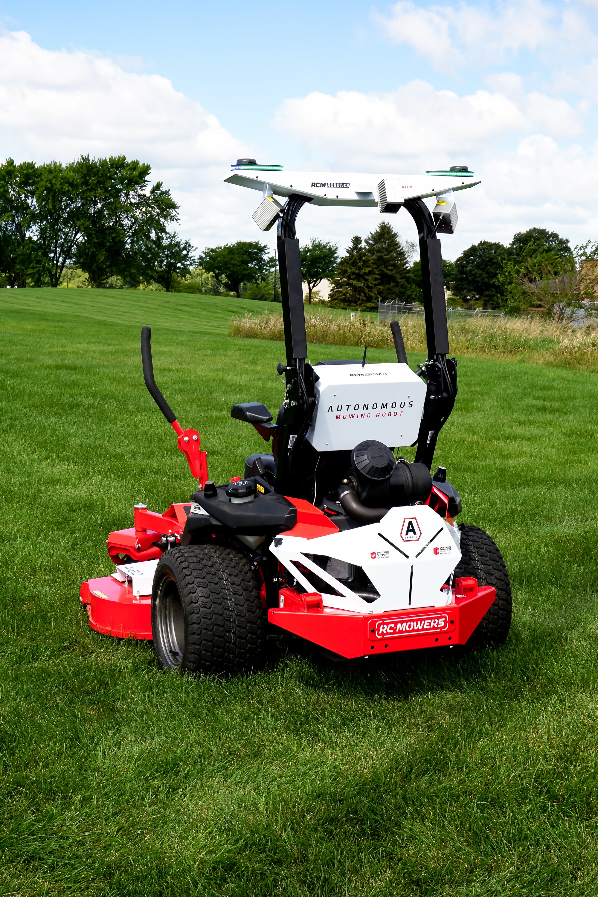 autonomous mowing robot