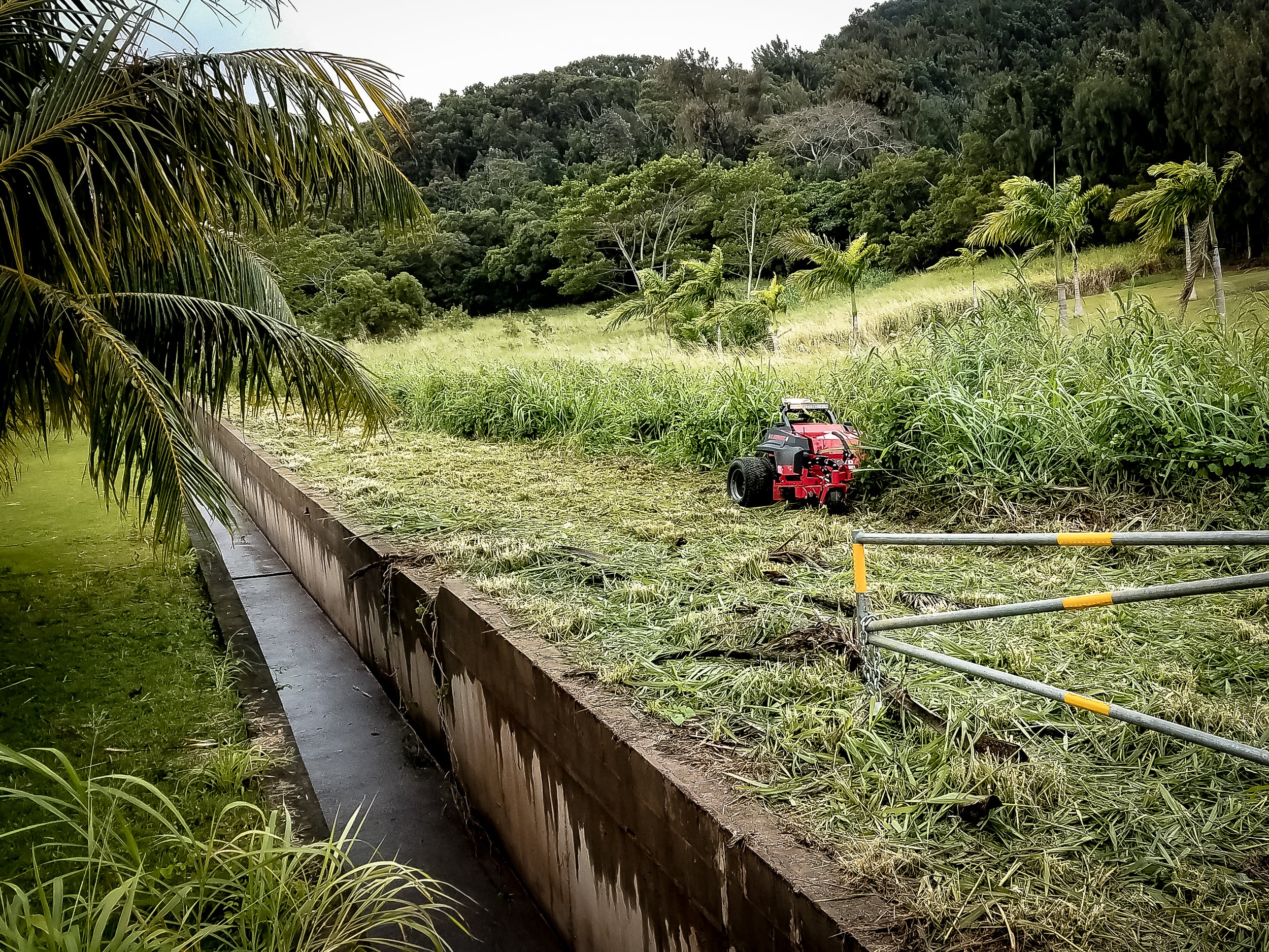 slope mower