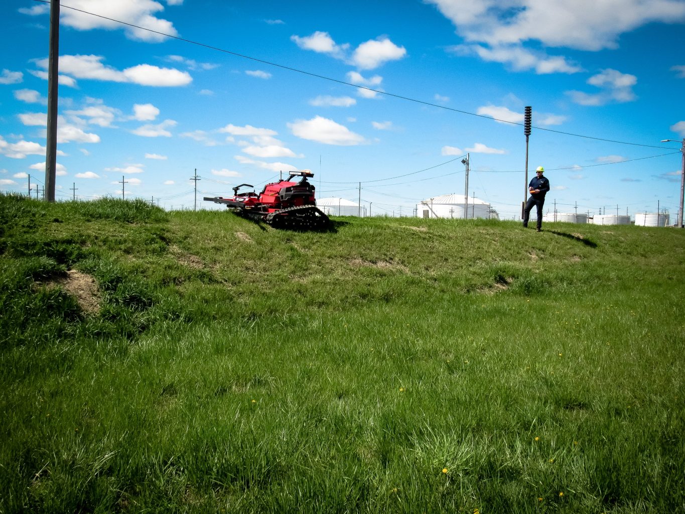 berm mower