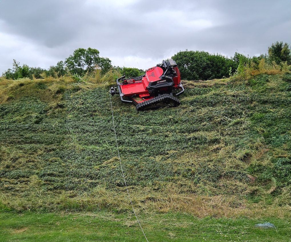 remote operated mower