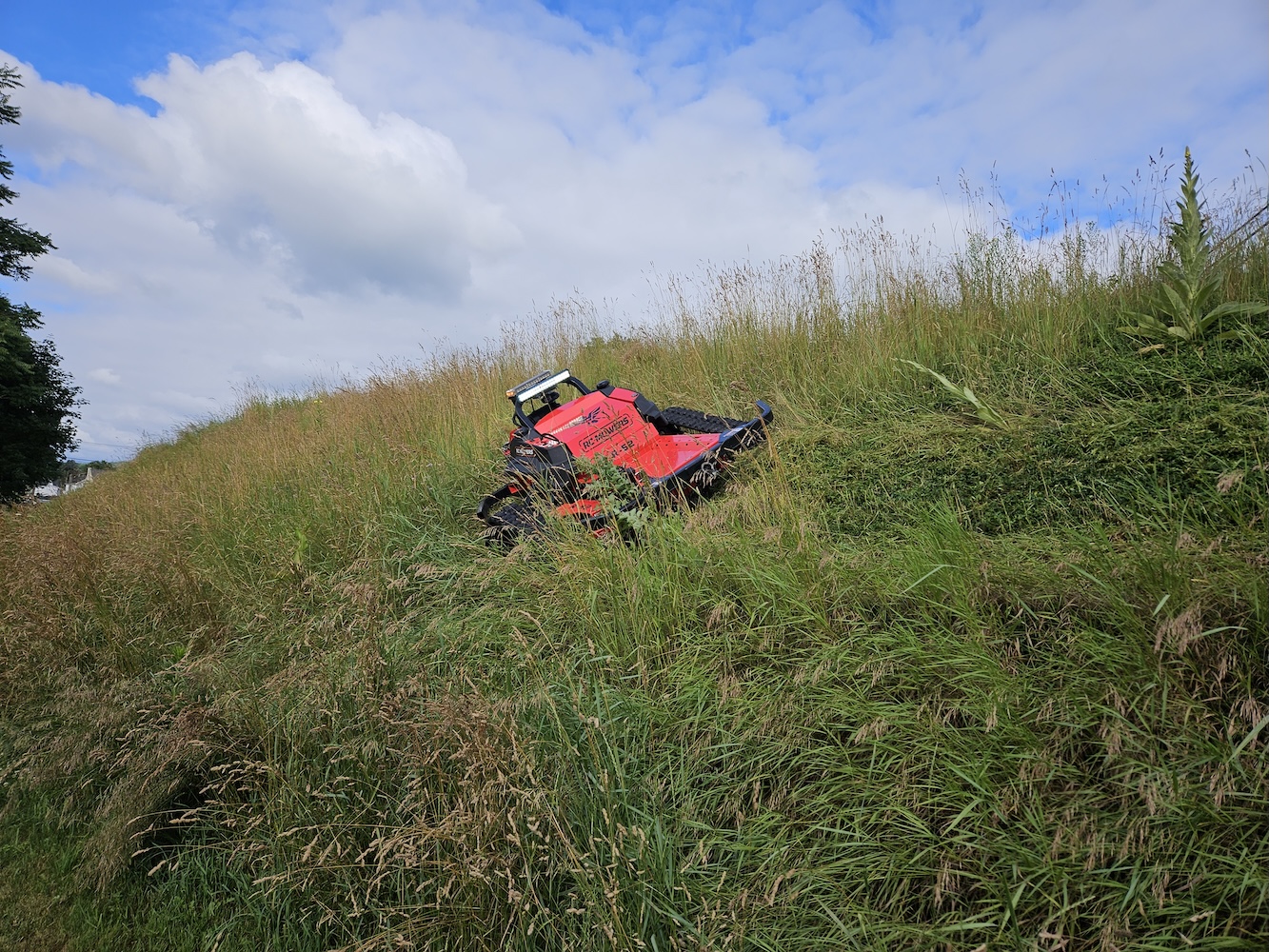 remote operated mower