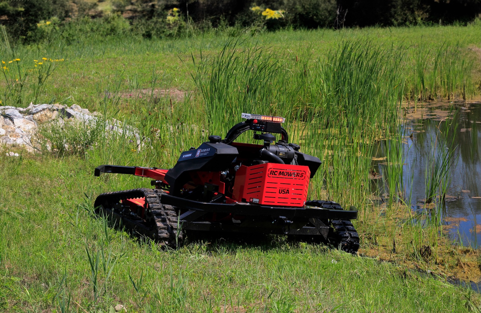 remote operated mower