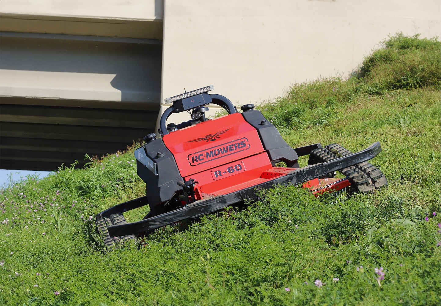 remote operated mower