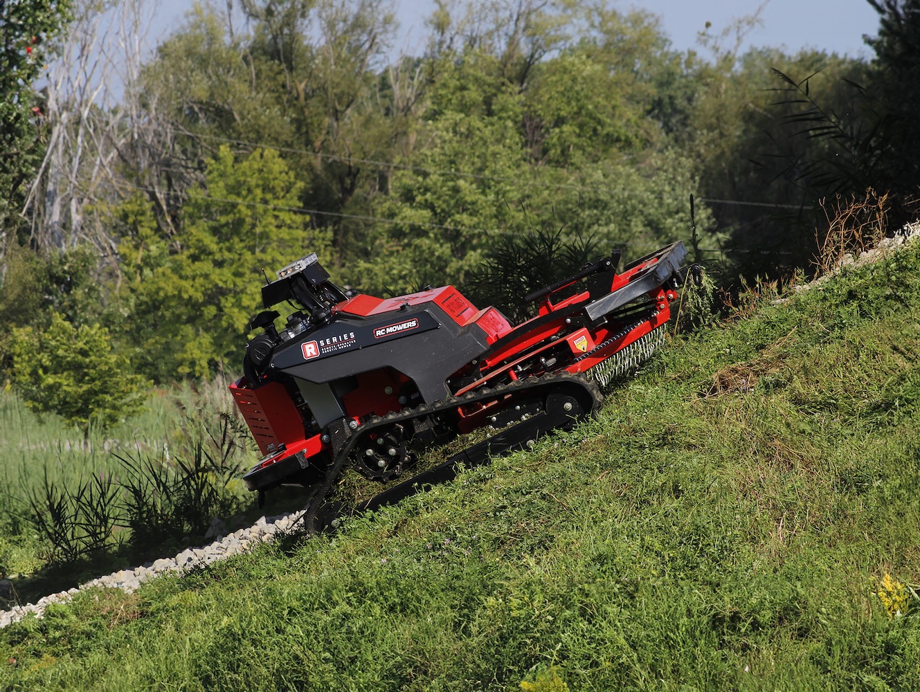 remote operated mower