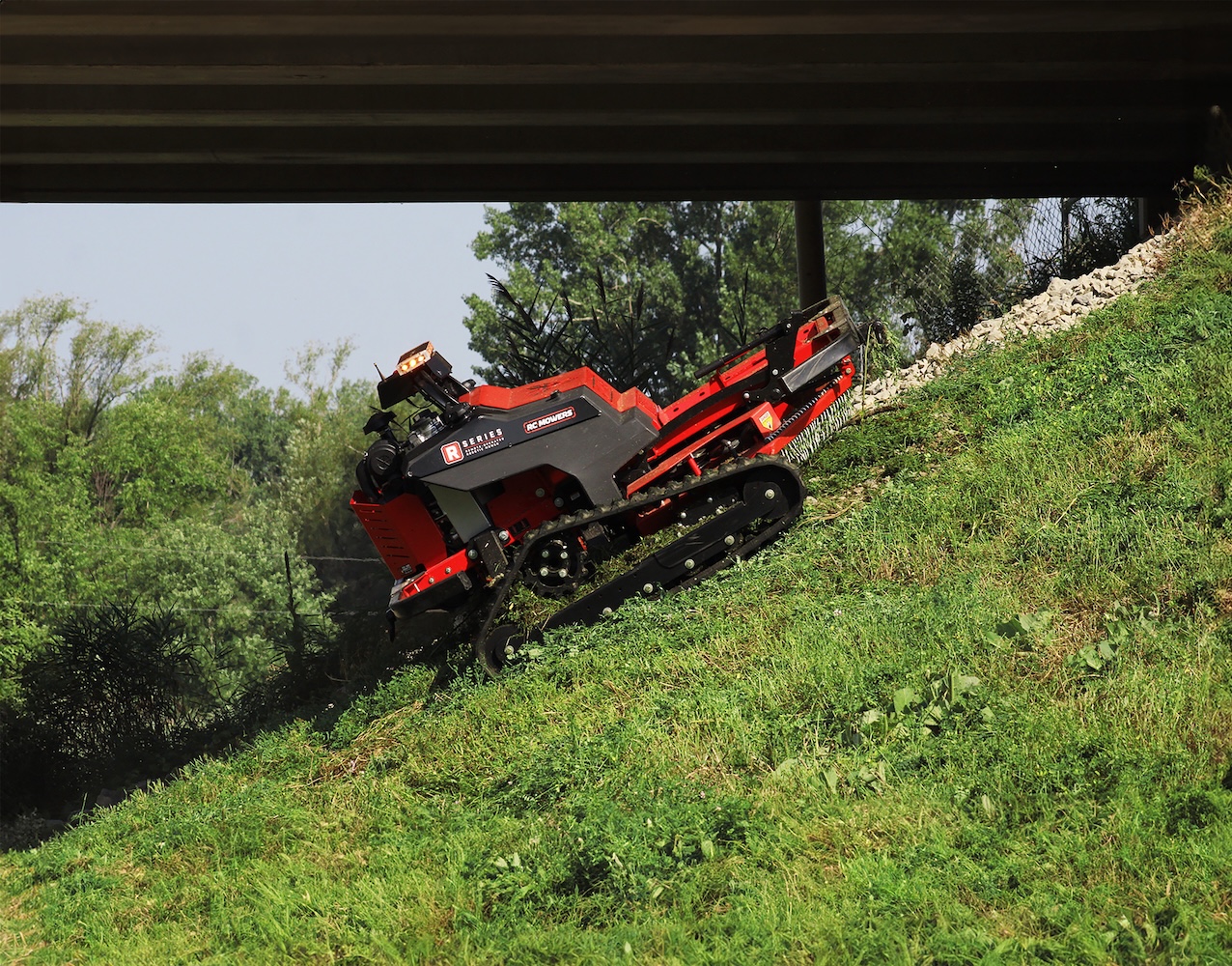 remote operated mower