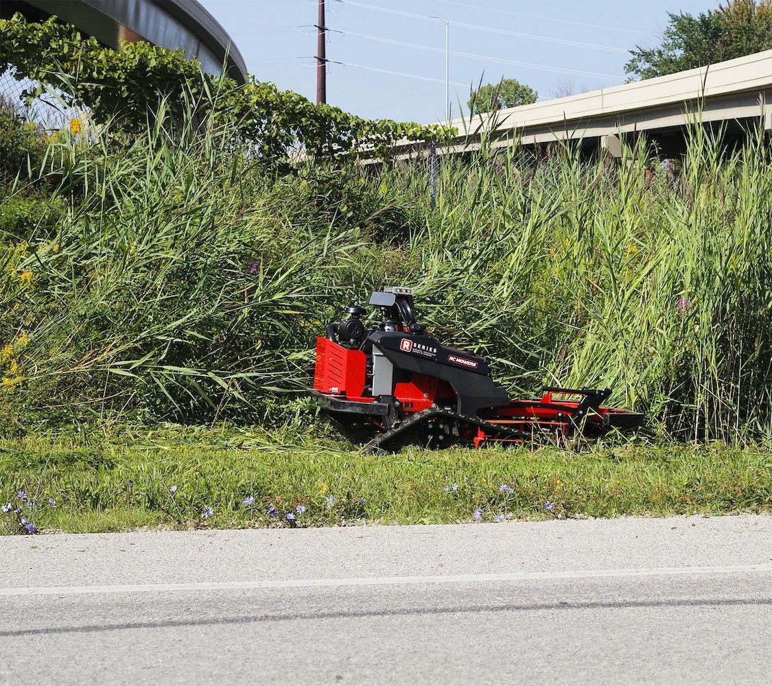 remote operated mower