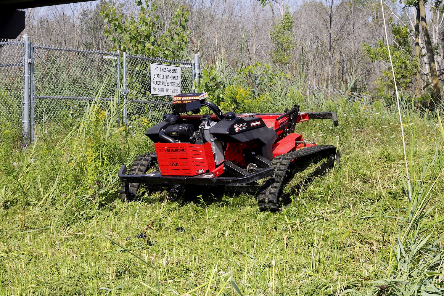 remote operated mower