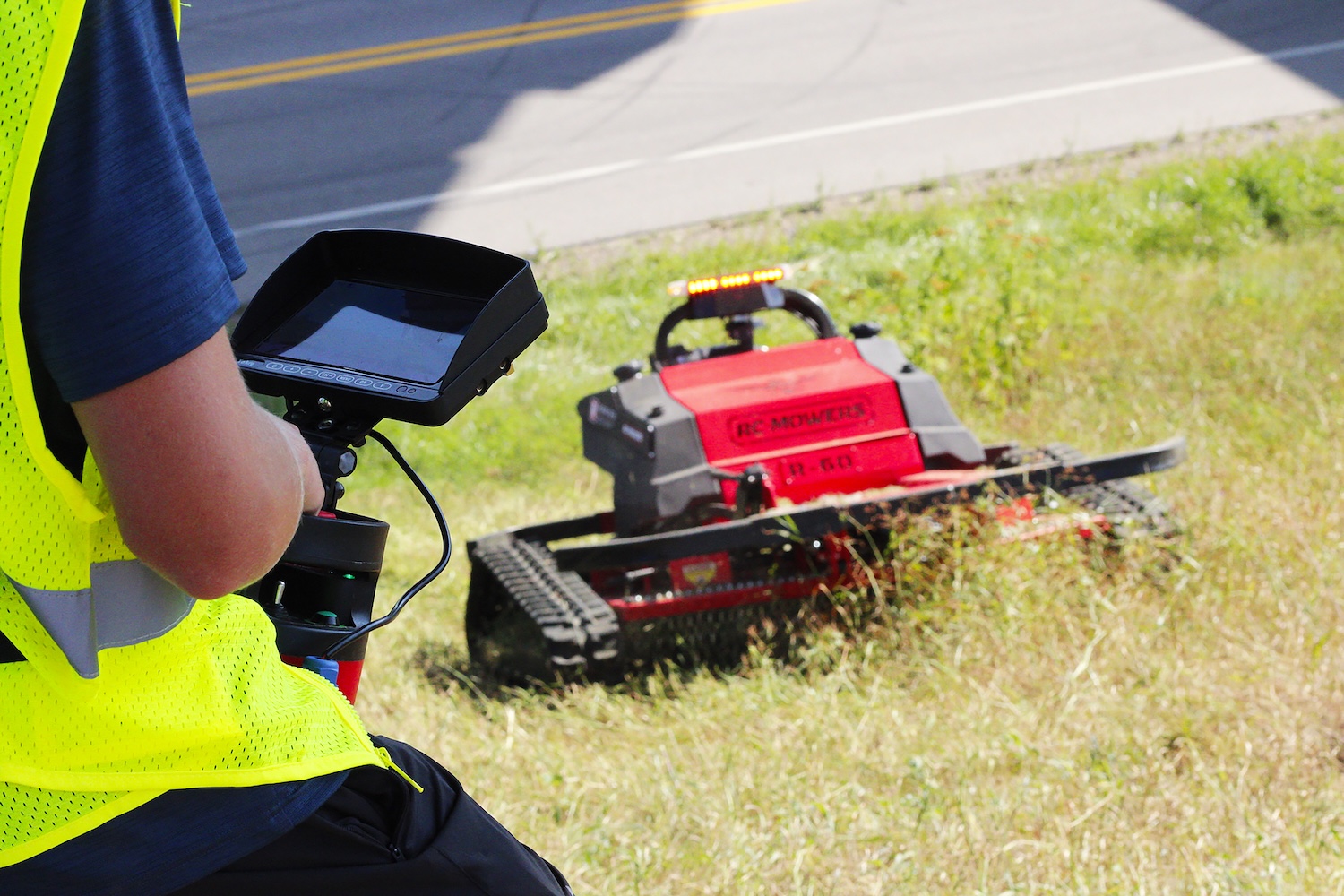 remote operated mower