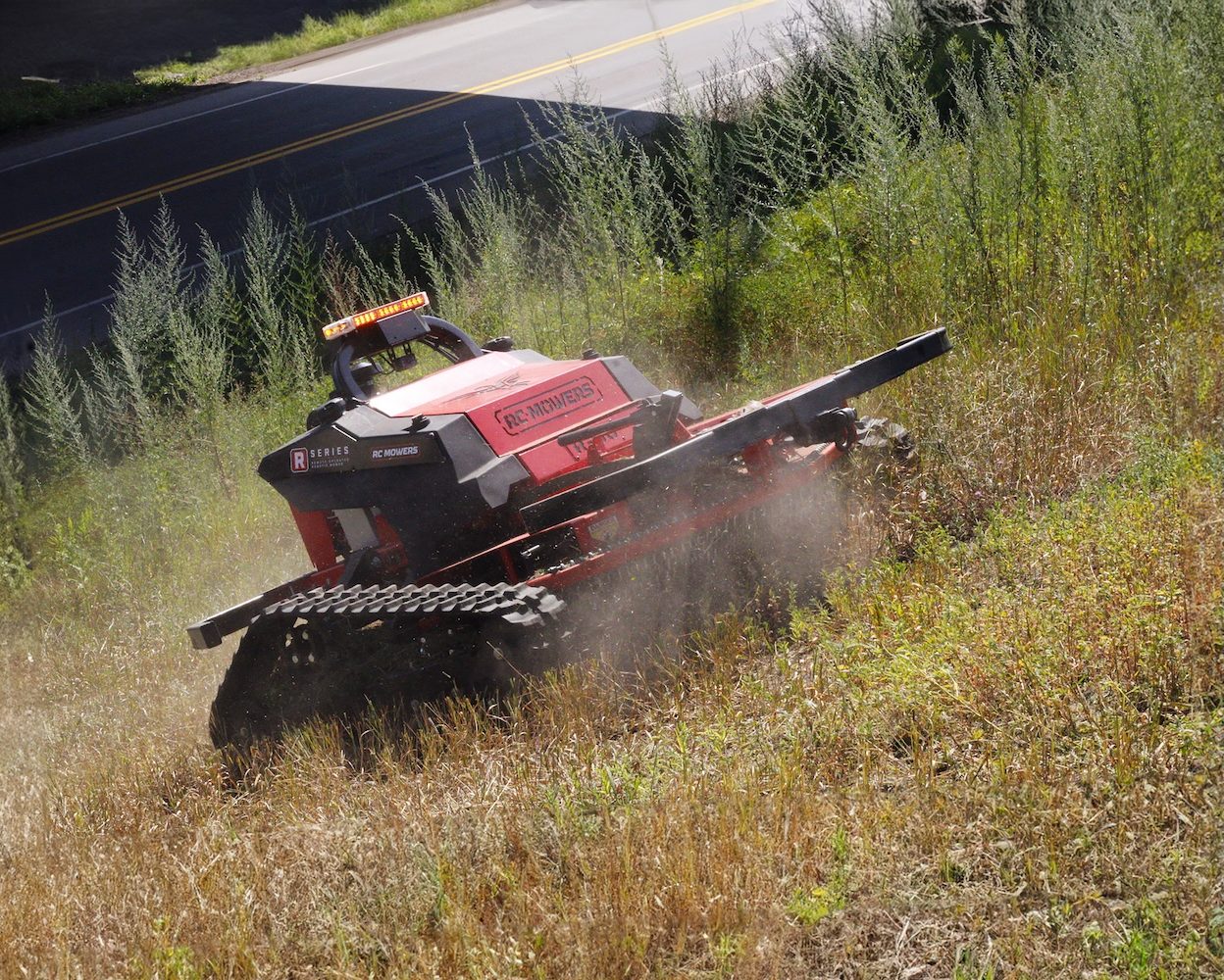 remote operated mower