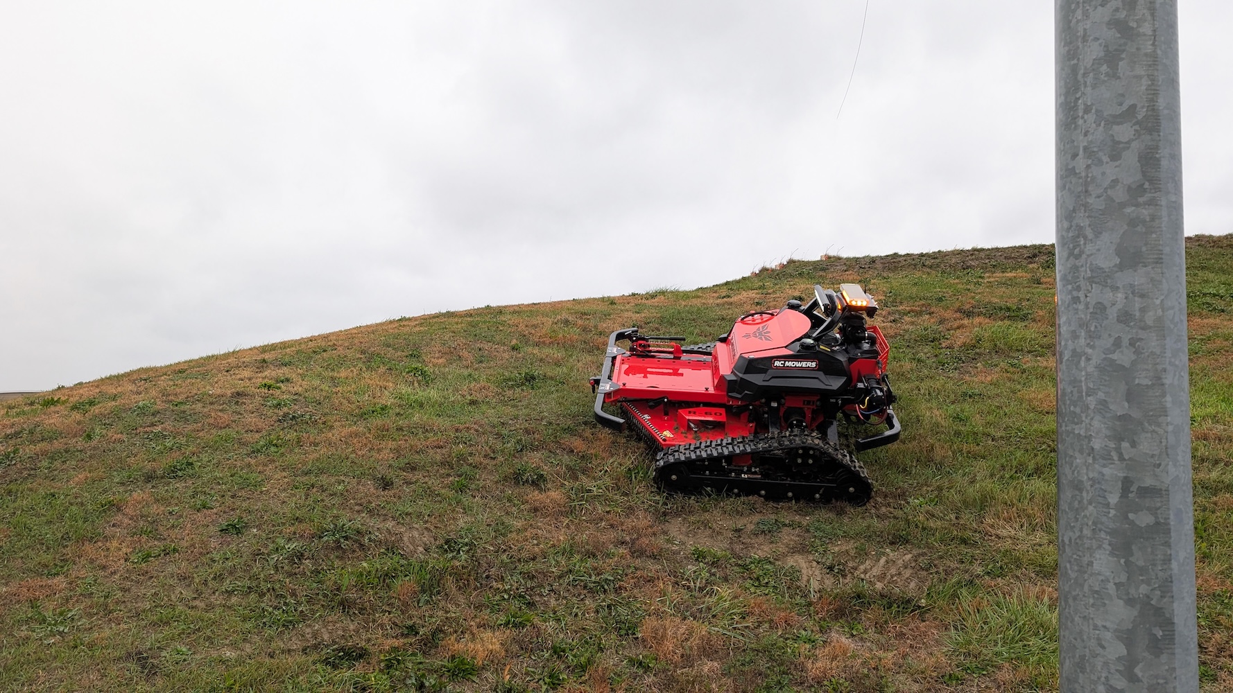 rc slope mower