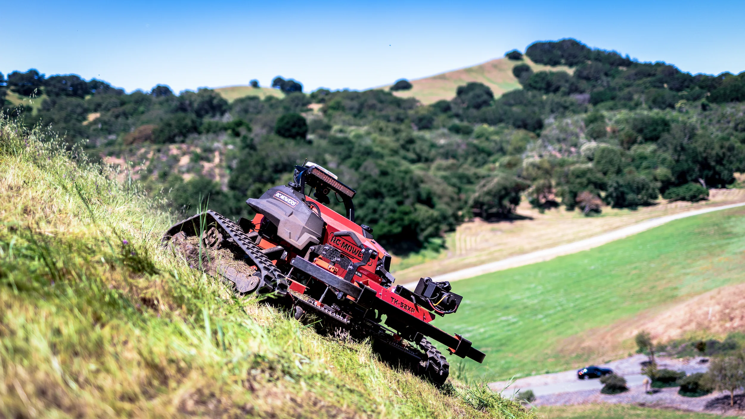 hill mower