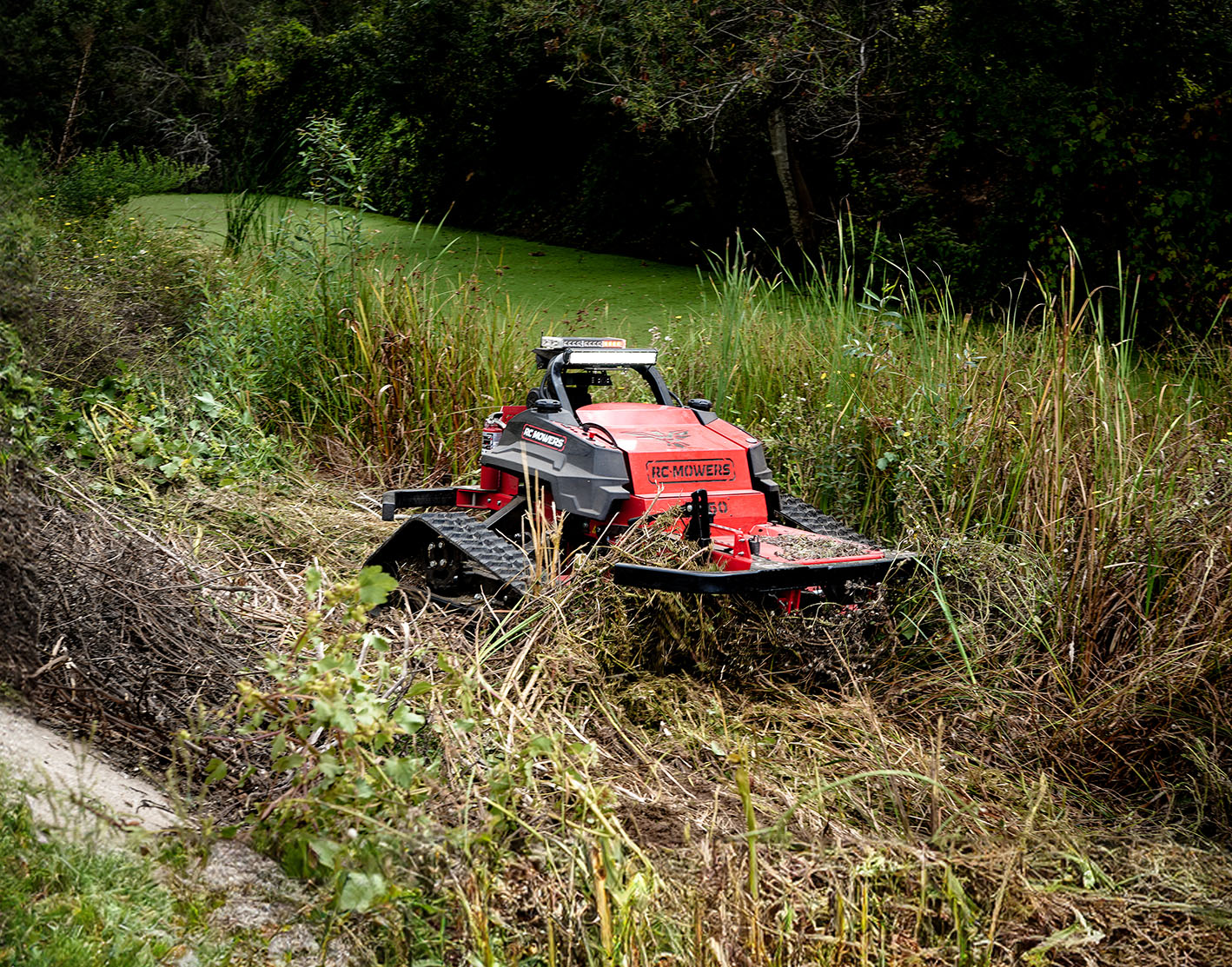 swamp mower