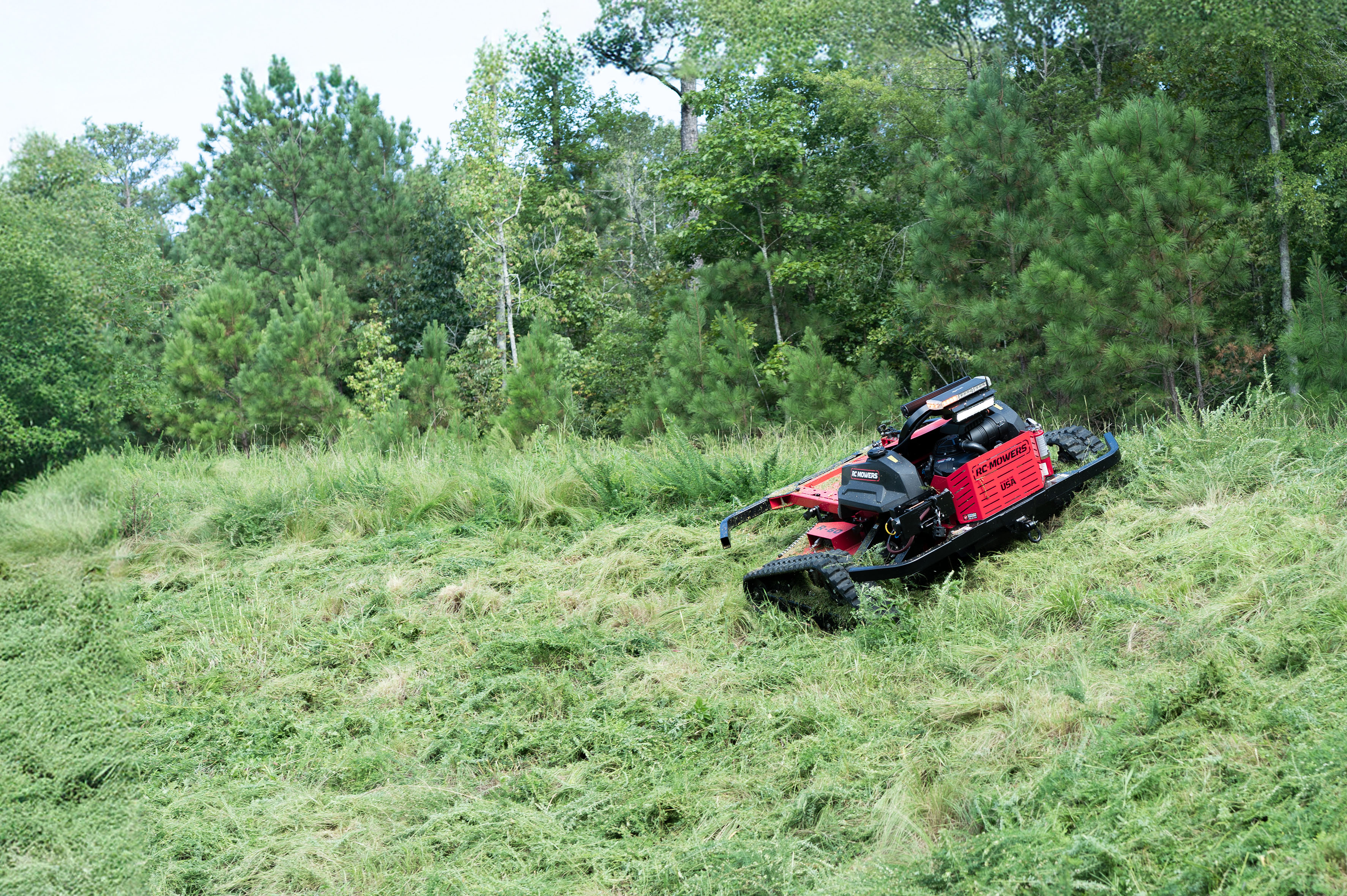 bank mower