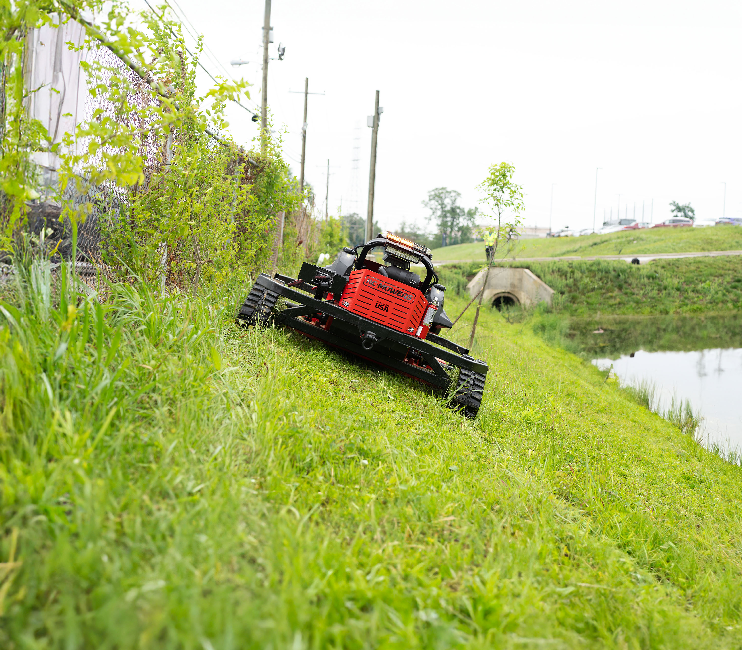 slope mower