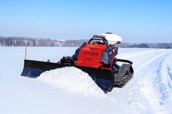 Snow plow on REAPER in snow