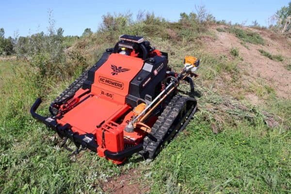 Chainsaw mount on REAPER on slope